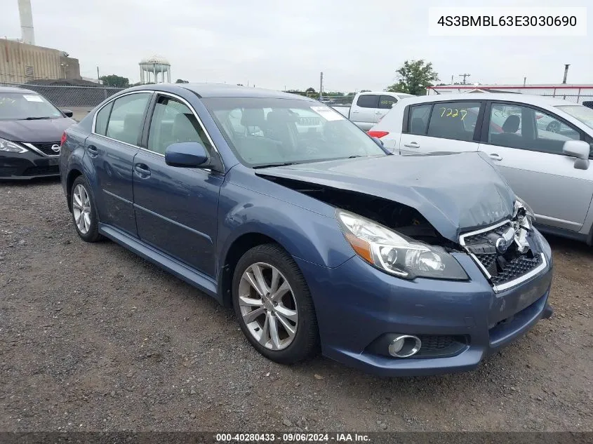 4S3BMBL63E3030690 2014 Subaru Legacy 2.5I Limited