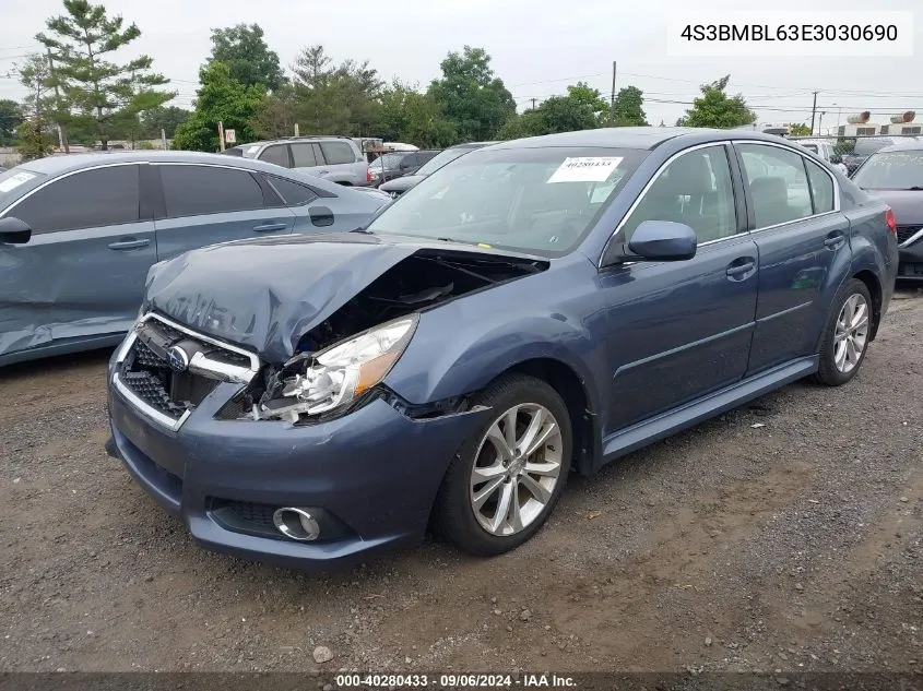 4S3BMBL63E3030690 2014 Subaru Legacy 2.5I Limited