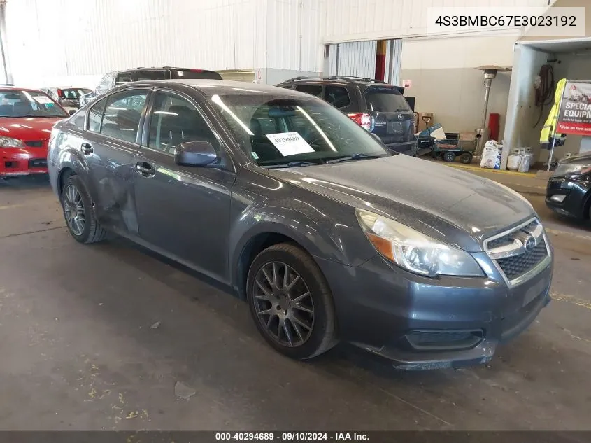 2014 Subaru Legacy 2.5I Premium VIN: 4S3BMBC67E3023192 Lot: 40294689