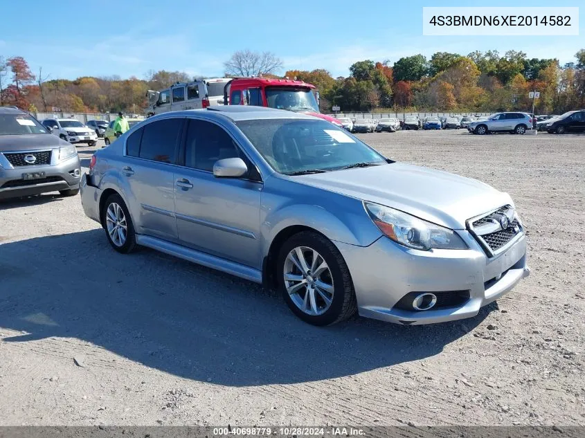 2014 Subaru Legacy 3.6R Limited VIN: 4S3BMDN6XE2014582 Lot: 40698779