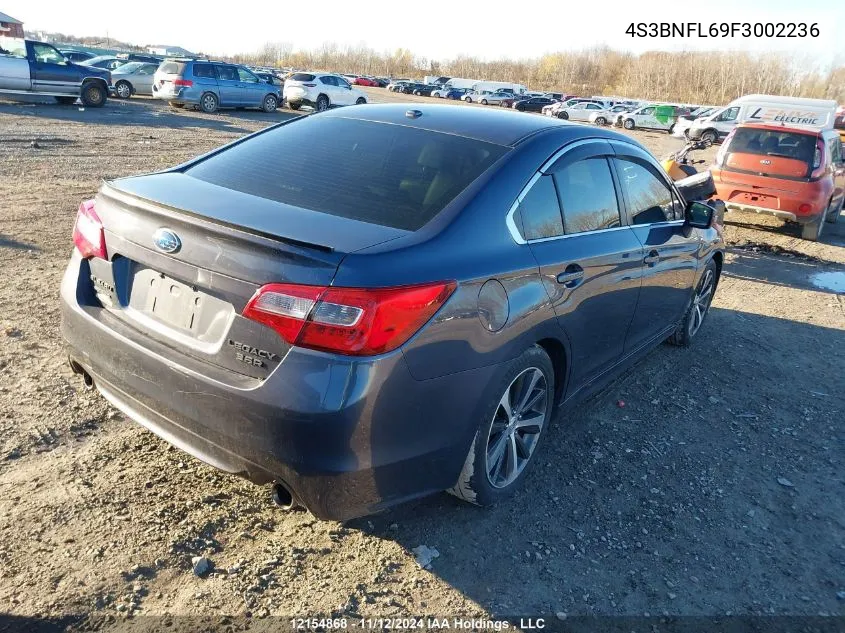 2015 Subaru Legacy VIN: 4S3BNFL69F3002236 Lot: 12154868