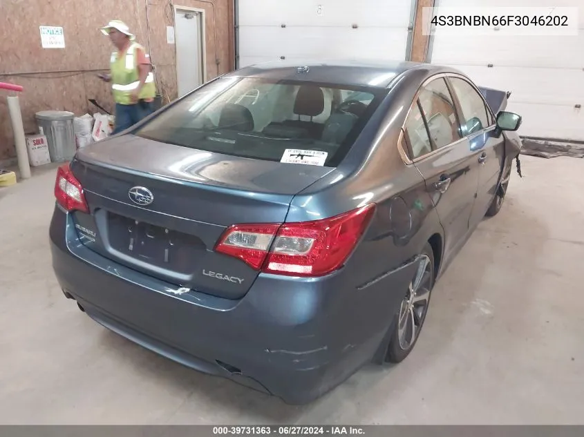 4S3BNBN66F3046202 2015 Subaru Legacy 2.5I Limited