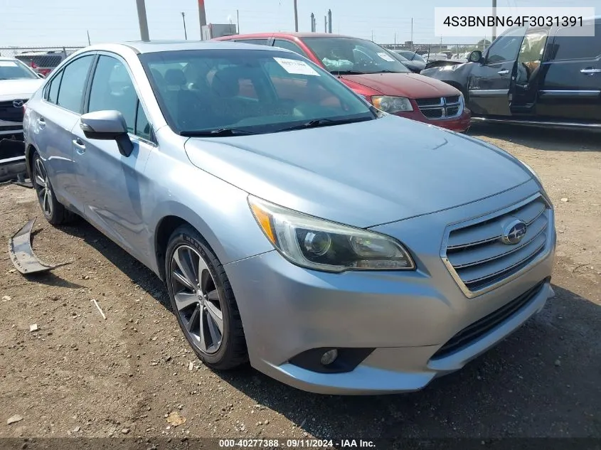 2015 Subaru Legacy 2.5I Limited VIN: 4S3BNBN64F3031391 Lot: 40277388