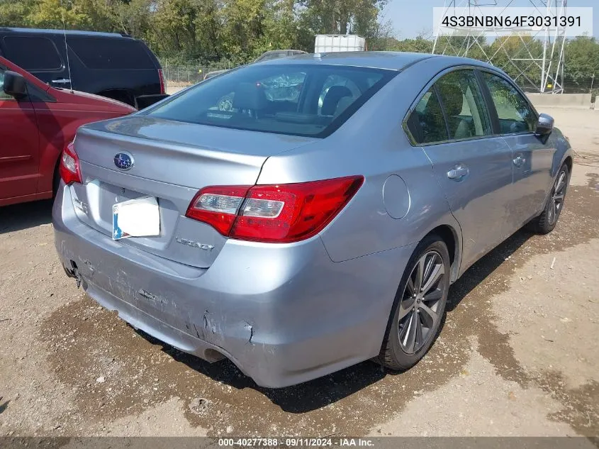 2015 Subaru Legacy 2.5I Limited VIN: 4S3BNBN64F3031391 Lot: 40277388