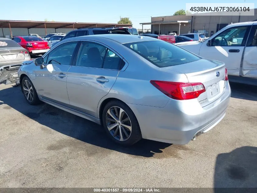 2015 Subaru Legacy 2.5I Limited VIN: 4S3BNAJ67F3066104 Lot: 40301557