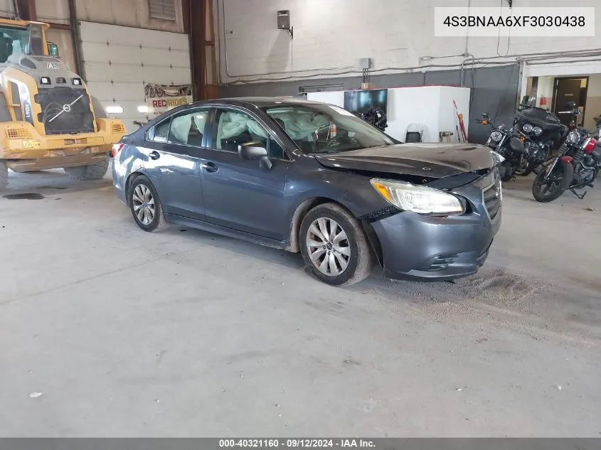 2015 Subaru Legacy 2.5I VIN: 4S3BNAA6XF3030438 Lot: 40321160