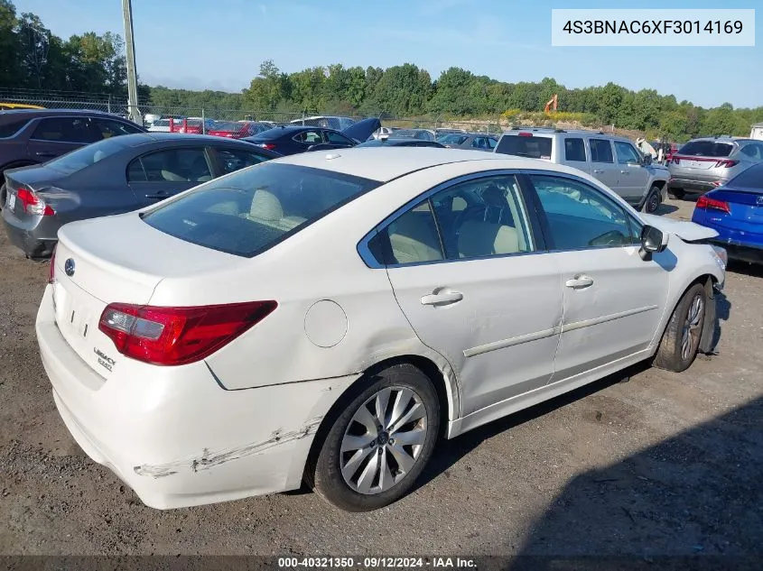 4S3BNAC6XF3014169 2015 Subaru Legacy 2.5I Premium