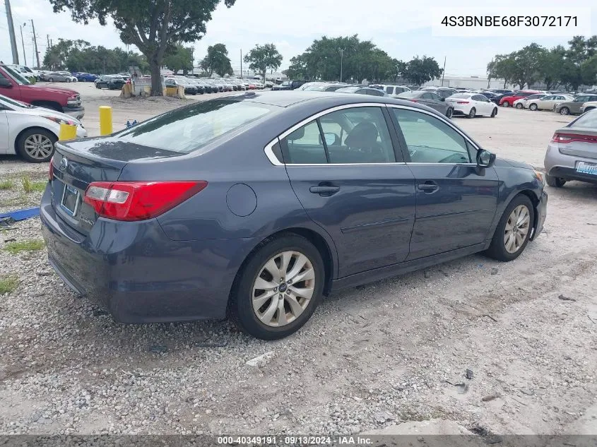 2015 Subaru Legacy 2.5I Premium VIN: 4S3BNBE68F3072171 Lot: 40349191