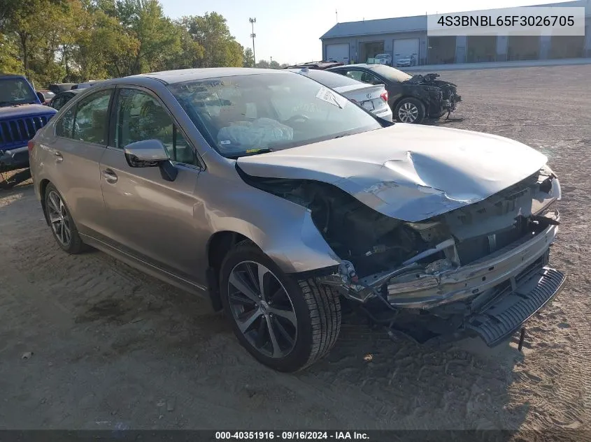 4S3BNBL65F3026705 2015 Subaru Legacy 2.5I Limited