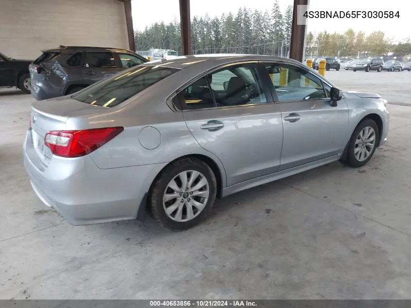 2015 Subaru Legacy 2.5I Premium VIN: 4S3BNAD65F3030584 Lot: 40653856