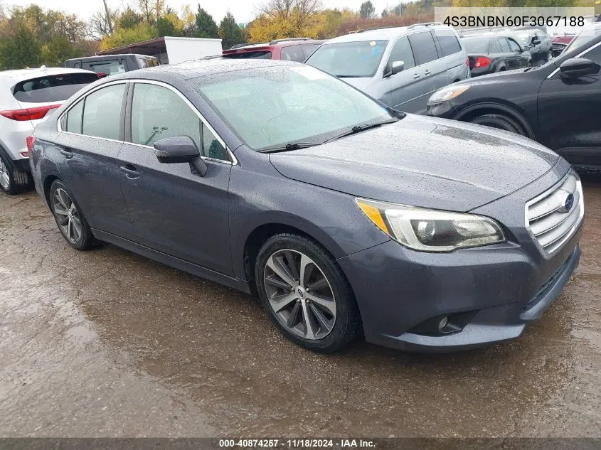 2015 Subaru Legacy 2.5I Limited VIN: 4S3BNBN60F3067188 Lot: 40874257