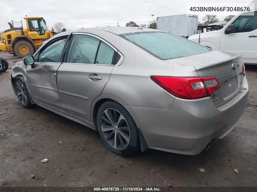 2015 Subaru Legacy 2.5I Limited VIN: 4S3BNBN66F3048676 Lot: 40875728