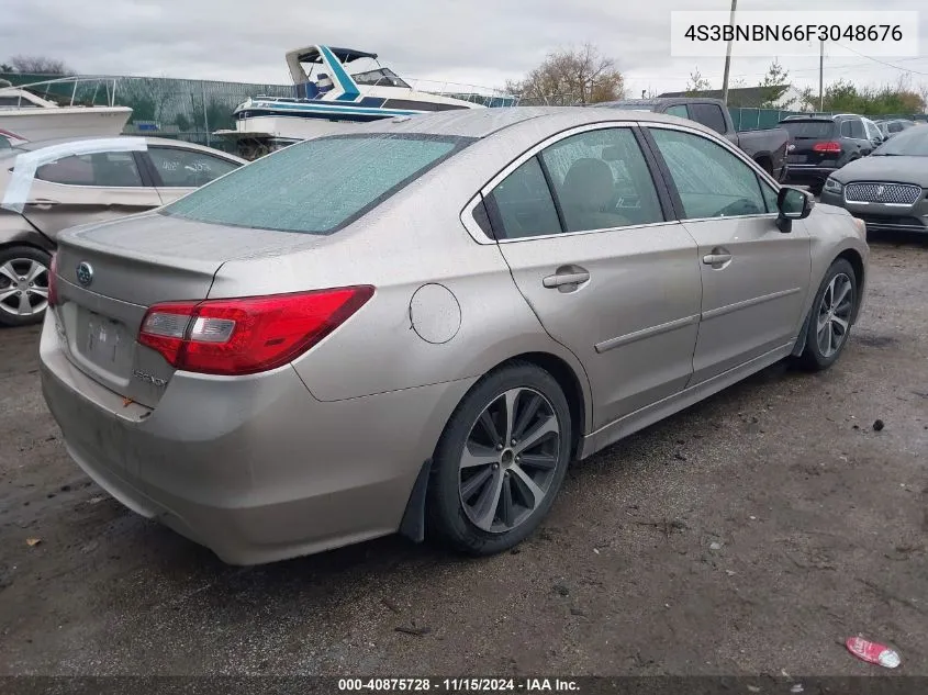 2015 Subaru Legacy 2.5I Limited VIN: 4S3BNBN66F3048676 Lot: 40875728