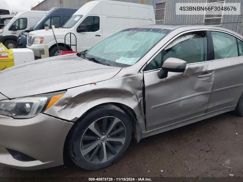 2015 Subaru Legacy 2.5I Limited VIN: 4S3BNBN66F3048676 Lot: 40875728