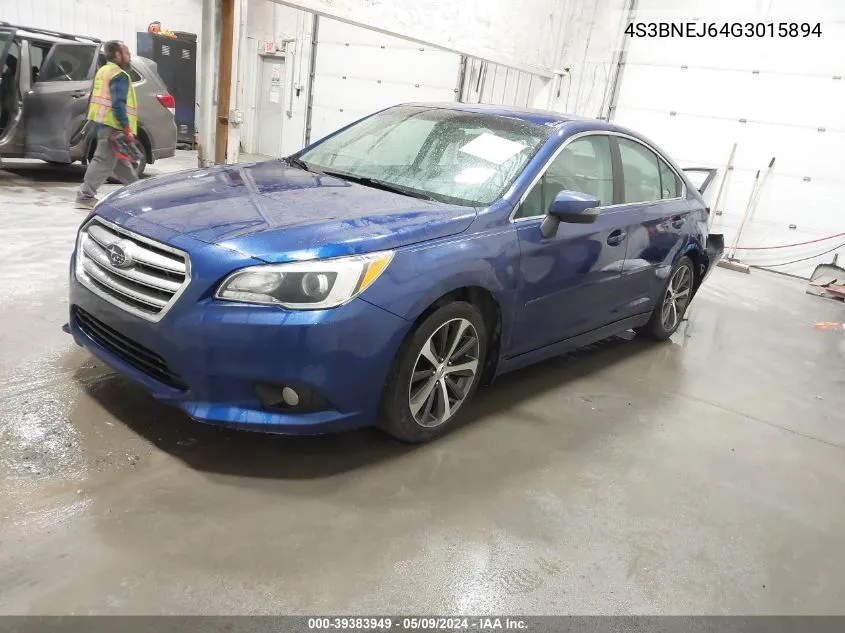 4S3BNEJ64G3015894 2016 Subaru Legacy 3.6R Limited