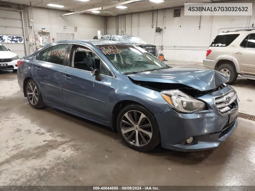 4S3BNAL67G3032632 2016 Subaru Legacy 2.5I Limited