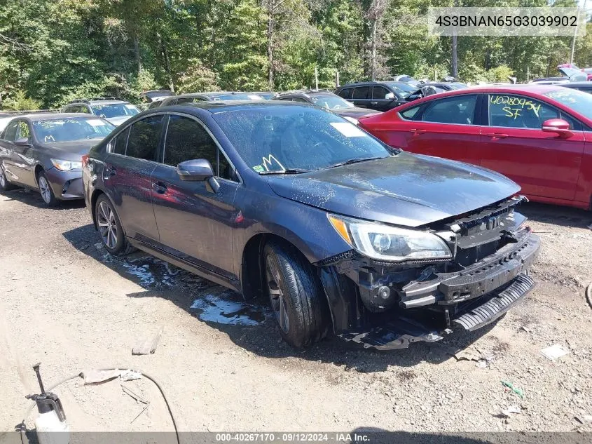 4S3BNAN65G3039902 2016 Subaru Legacy 2.5I Limited