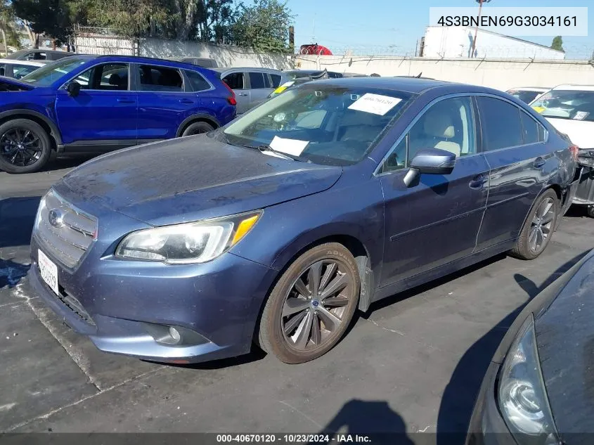 2016 Subaru Legacy 3.6R Limited VIN: 4S3BNEN69G3034161 Lot: 40670120