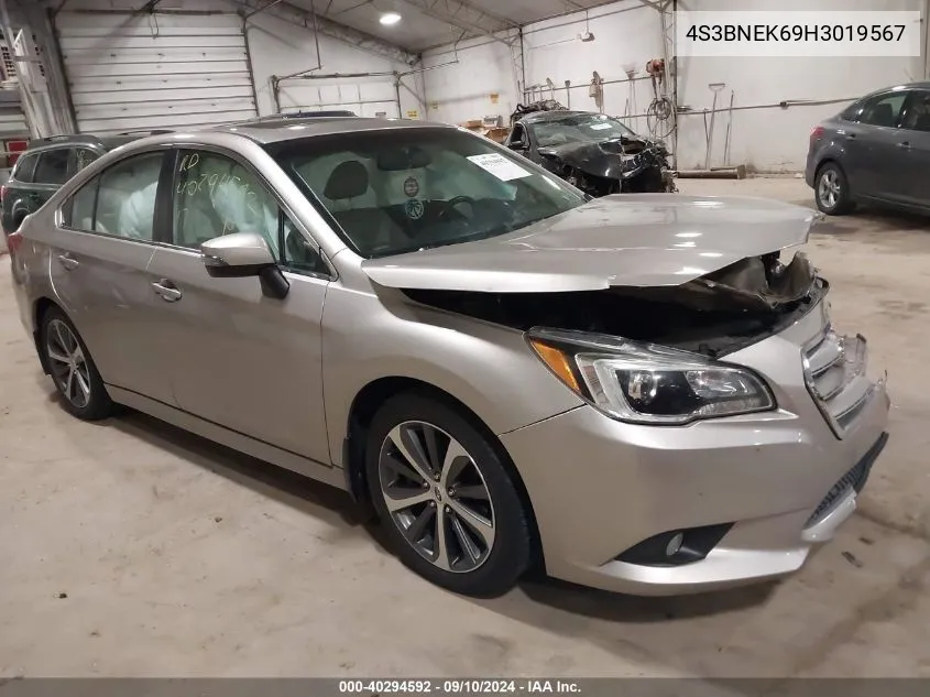 2017 Subaru Legacy 3.6R Limited VIN: 4S3BNEK69H3019567 Lot: 40294592