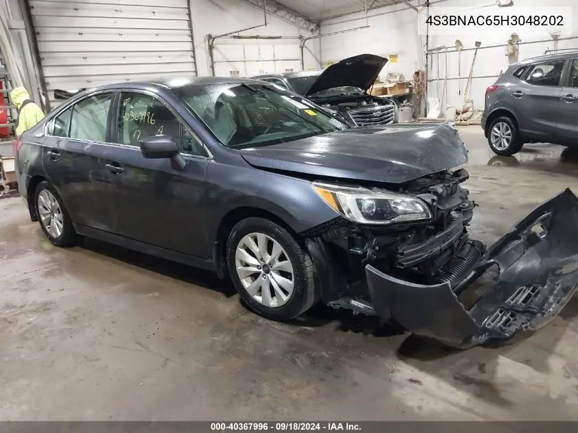 2017 Subaru Legacy 2.5I Premium VIN: 4S3BNAC65H3048202 Lot: 40367996