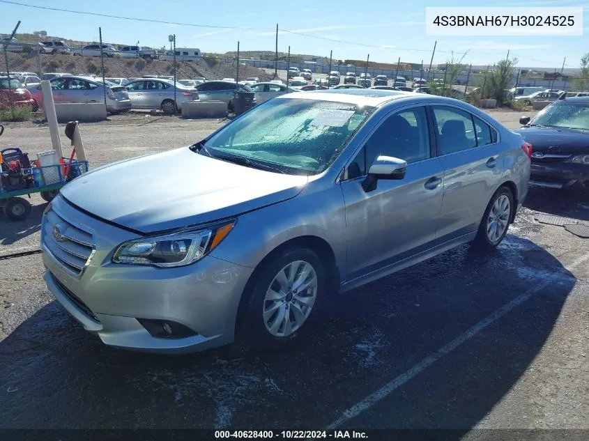 2017 Subaru Legacy 2.5I Premium VIN: 4S3BNAH67H3024525 Lot: 40628400