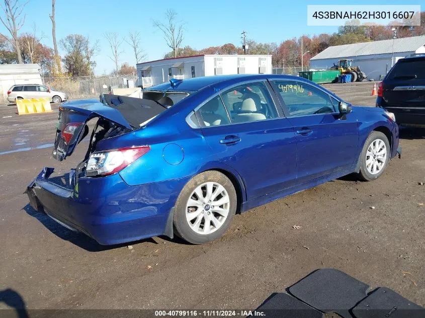 2017 Subaru Legacy 2.5I Premium VIN: 4S3BNAH62H3016607 Lot: 40799116