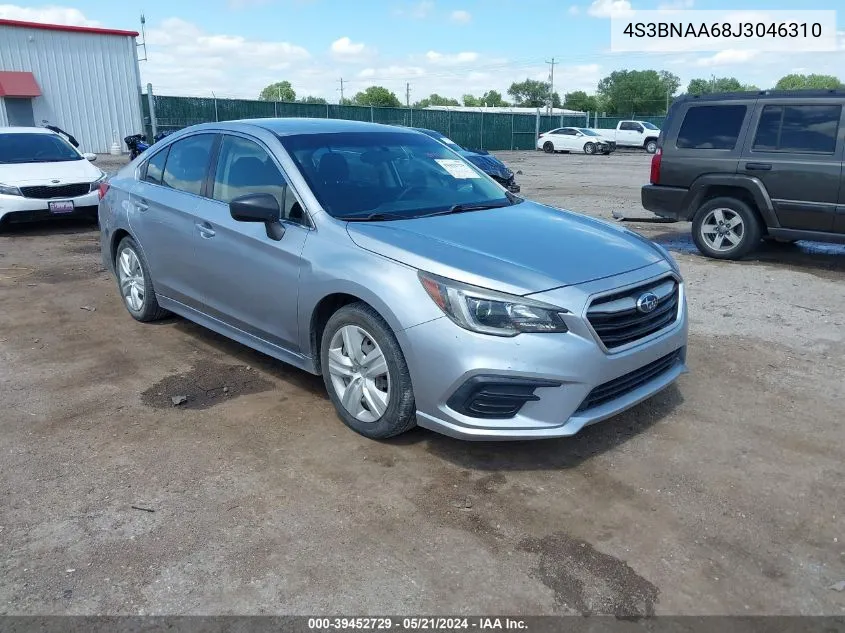 2018 Subaru Legacy 2.5I VIN: 4S3BNAA68J3046310 Lot: 39452729