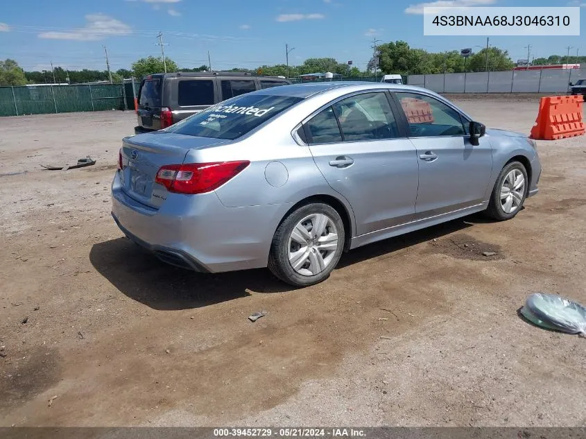 4S3BNAA68J3046310 2018 Subaru Legacy 2.5I