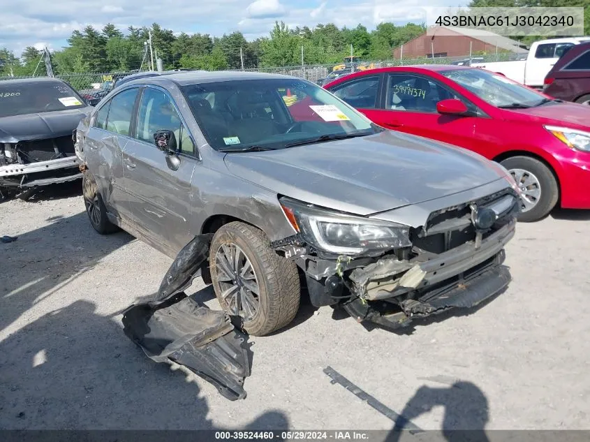 4S3BNAC61J3042340 2018 Subaru Legacy 2.5I Premium