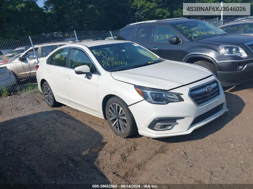 2018 Subaru Legacy 2.5I Premium VIN: 4S3BNAF6XJ3046026 Lot: 39652565