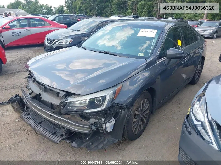 4S3BNAF64J3036320 2018 Subaru Legacy 2.5I Premium