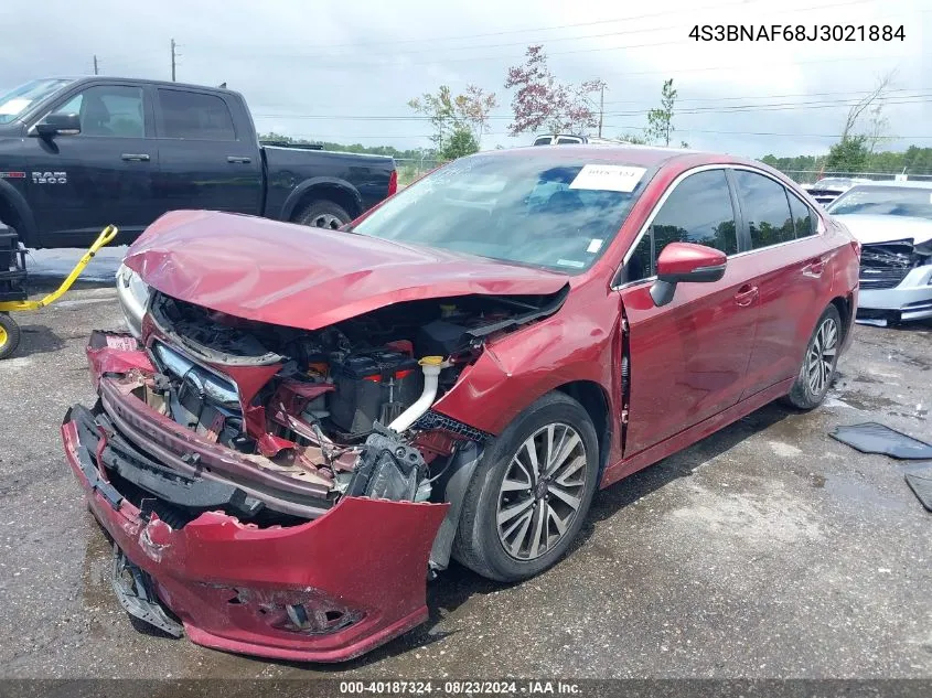 2018 Subaru Legacy 2.5I Premium VIN: 4S3BNAF68J3021884 Lot: 40187324