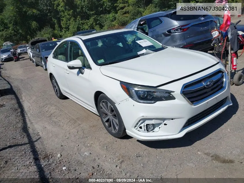 2018 Subaru Legacy 2.5I Limited VIN: 4S3BNAN67J3042081 Lot: 40237890