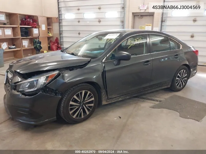 2018 Subaru Legacy 2.5I VIN: 4S3BNAB66J3004569 Lot: 40252970