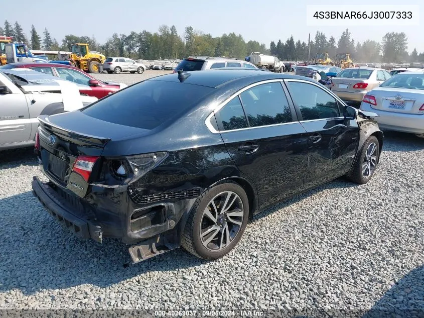 2018 Subaru Legacy 2.5I Sport VIN: 4S3BNAR66J3007333 Lot: 40269037