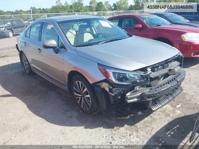 2018 Subaru Legacy Premium VIN: 4S3BNAF65J3046886 Lot: 40280840