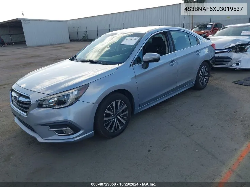 2018 Subaru Legacy 2.5I Premium VIN: 4S3BNAF6XJ3019537 Lot: 40729359