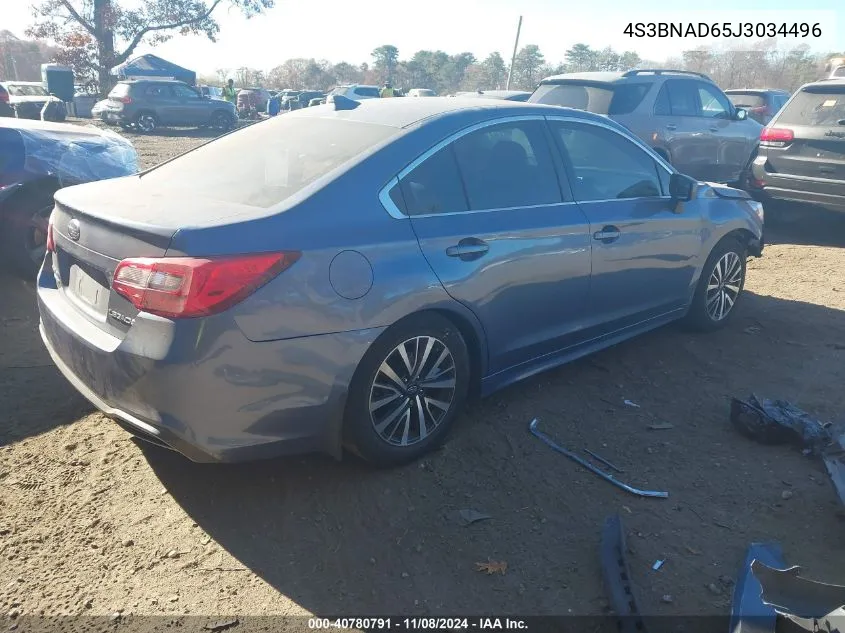 2018 Subaru Legacy 2.5I Premium VIN: 4S3BNAD65J3034496 Lot: 40780791