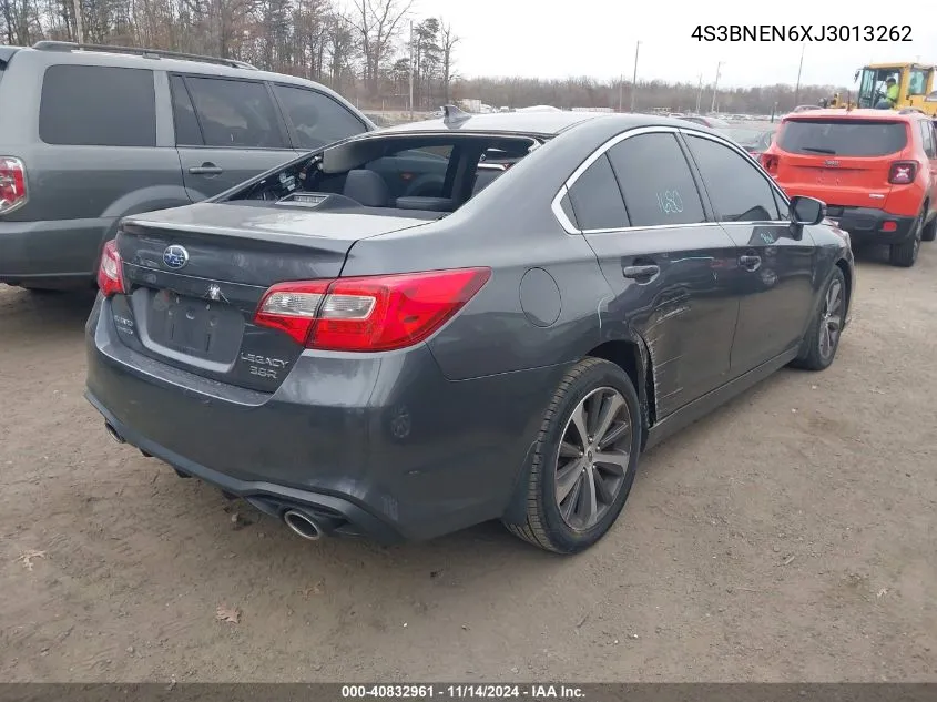 2018 Subaru Legacy 3.6R Limited VIN: 4S3BNEN6XJ3013262 Lot: 40832961