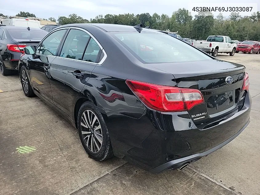 2018 Subaru Legacy 2.5I Premium VIN: 4S3BNAF69J3033087 Lot: 40897084