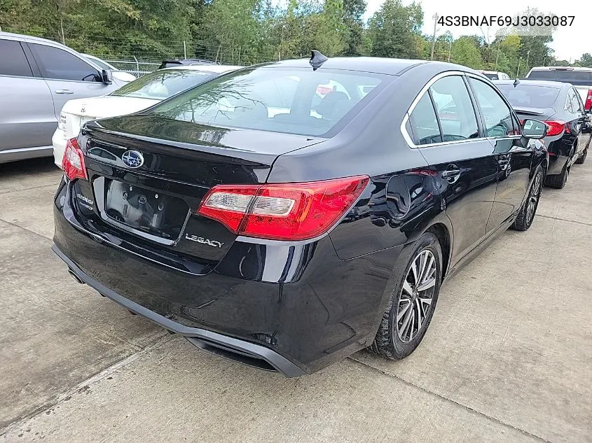 2018 Subaru Legacy 2.5I Premium VIN: 4S3BNAF69J3033087 Lot: 40897084