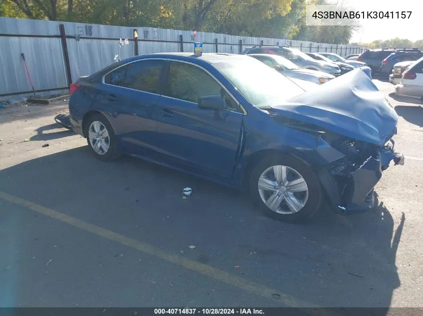 2019 Subaru Legacy 2.5I VIN: 4S3BNAB61K3041157 Lot: 40714837