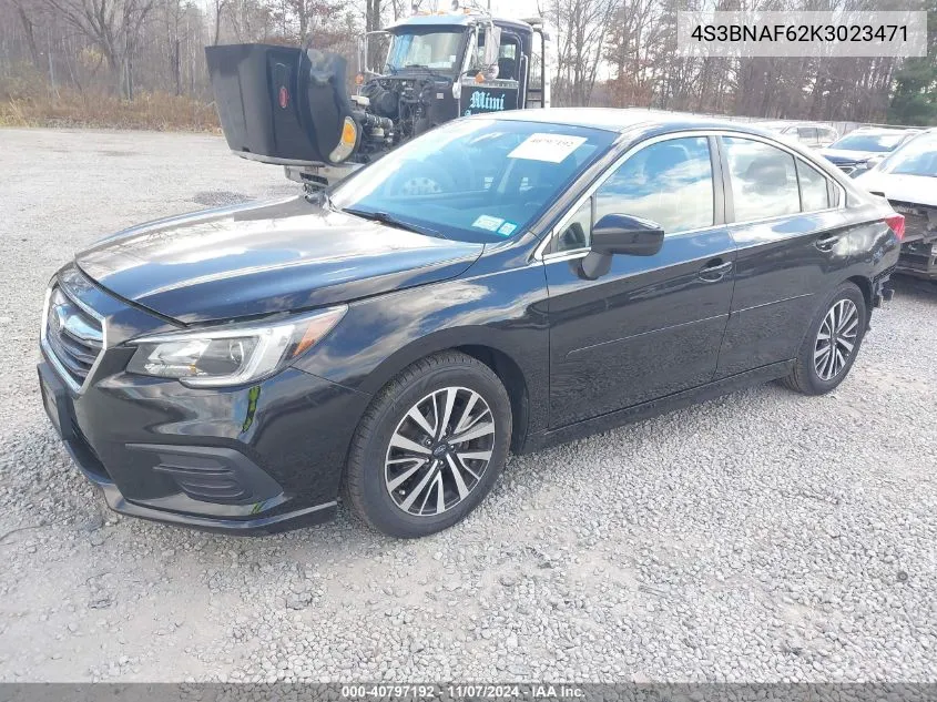 2019 Subaru Legacy 2.5I Premium VIN: 4S3BNAF62K3023471 Lot: 40797192