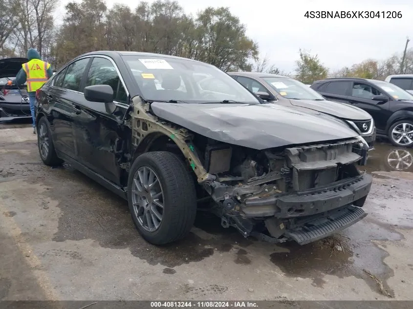 2019 Subaru Legacy 2.5I VIN: 4S3BNAB6XK3041206 Lot: 40813244