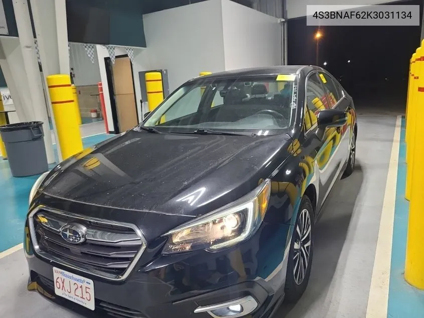 2019 Subaru Legacy 2.5I Premium VIN: 4S3BNAF62K3031134 Lot: 40866056