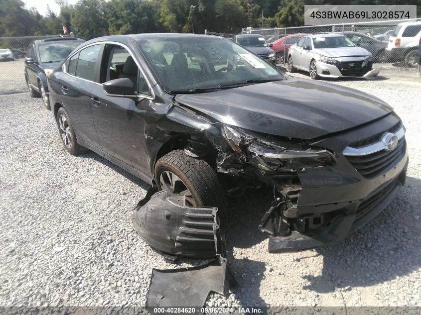 4S3BWAB69L3028574 2020 Subaru Legacy