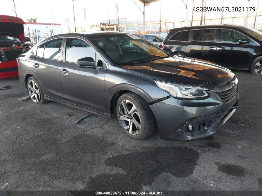 2020 Subaru Legacy Limited VIN: 4S3BWAN67L3021179 Lot: 40829672