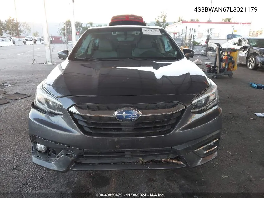 2020 Subaru Legacy Limited VIN: 4S3BWAN67L3021179 Lot: 40829672