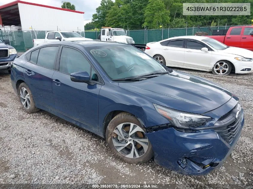 4S3BWAF61R3022285 2024 Subaru Legacy Premium