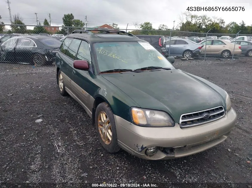 2000 Subaru Outback Limited VIN: 4S3BH6865Y6665076 Lot: 40370622